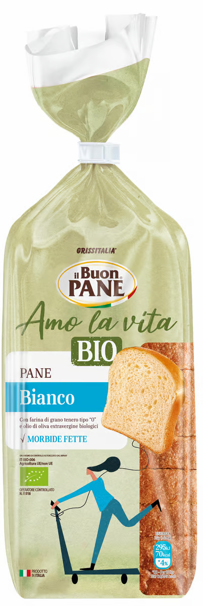 il Buon Pane Bauletto BIO Light toast kenyér olíva olajjal