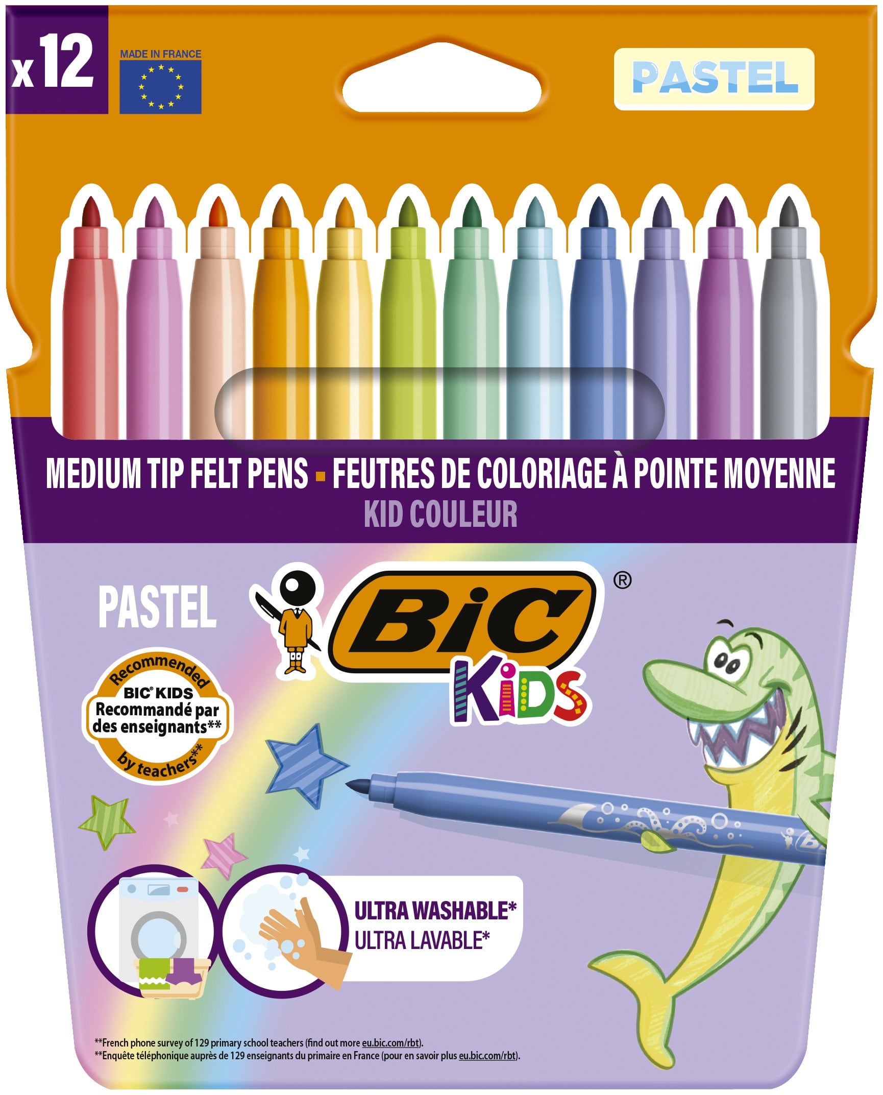 Bic Kid Couler Pasztell Filctoll
