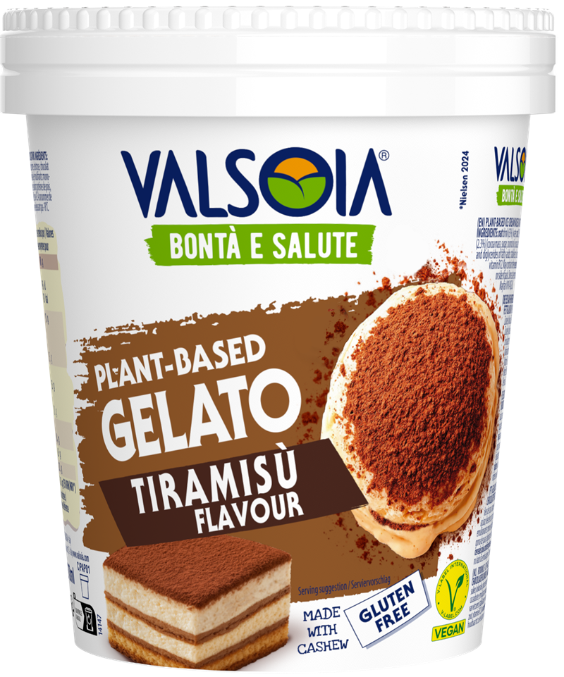 Valsoia Vegán tiramisu ízű poharas jégkrém
