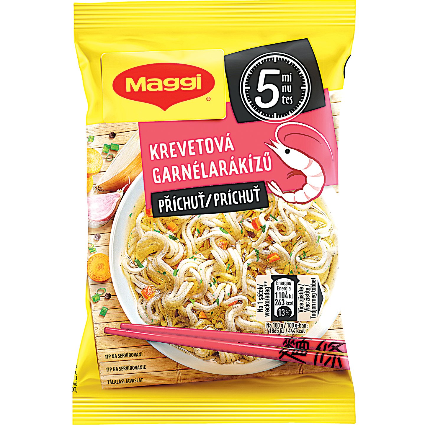 Maggi Pár Perc Garnélarák Ízű Instant Tészta