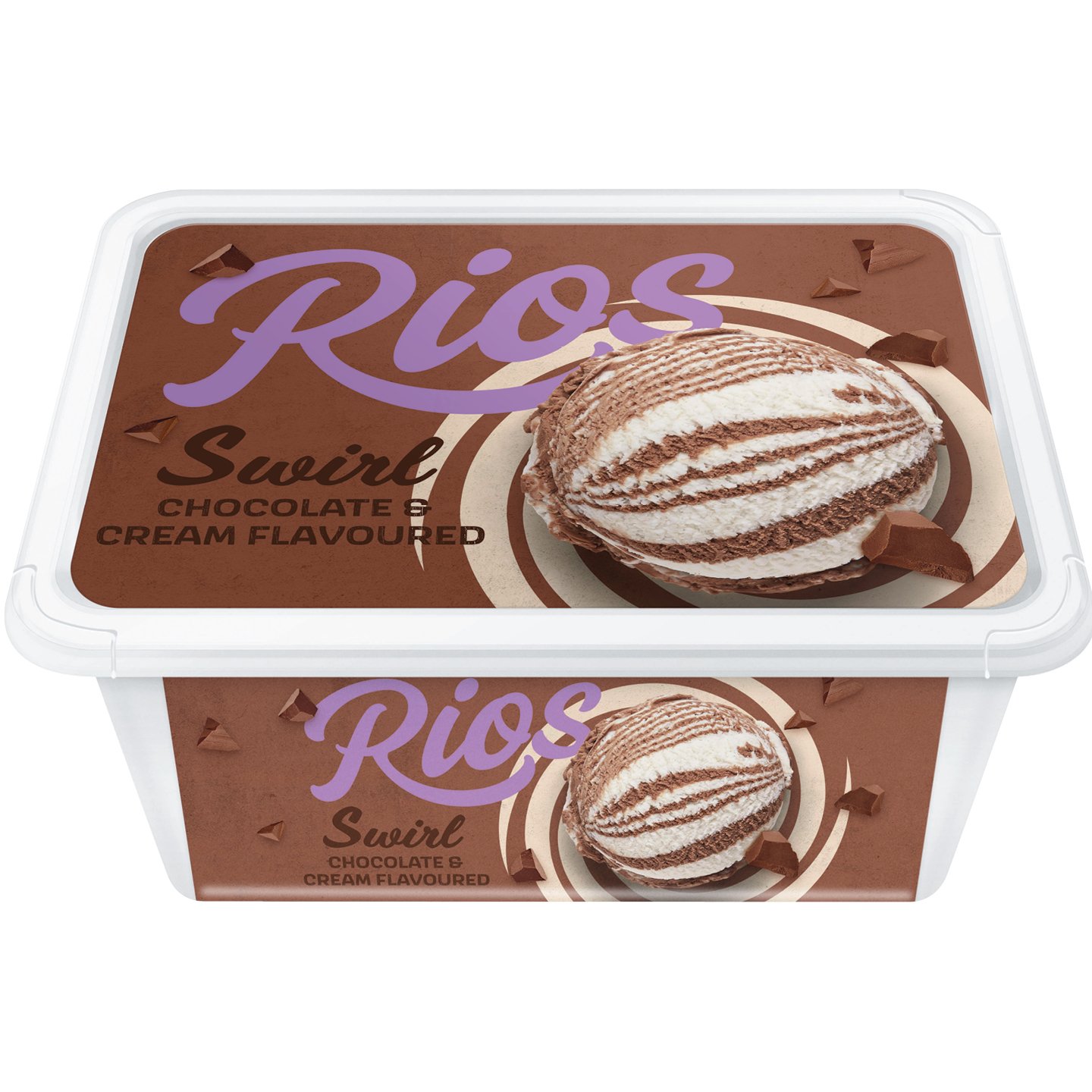 Rios Swirl Csokoládé-Tejszín Ízű Jégkrém