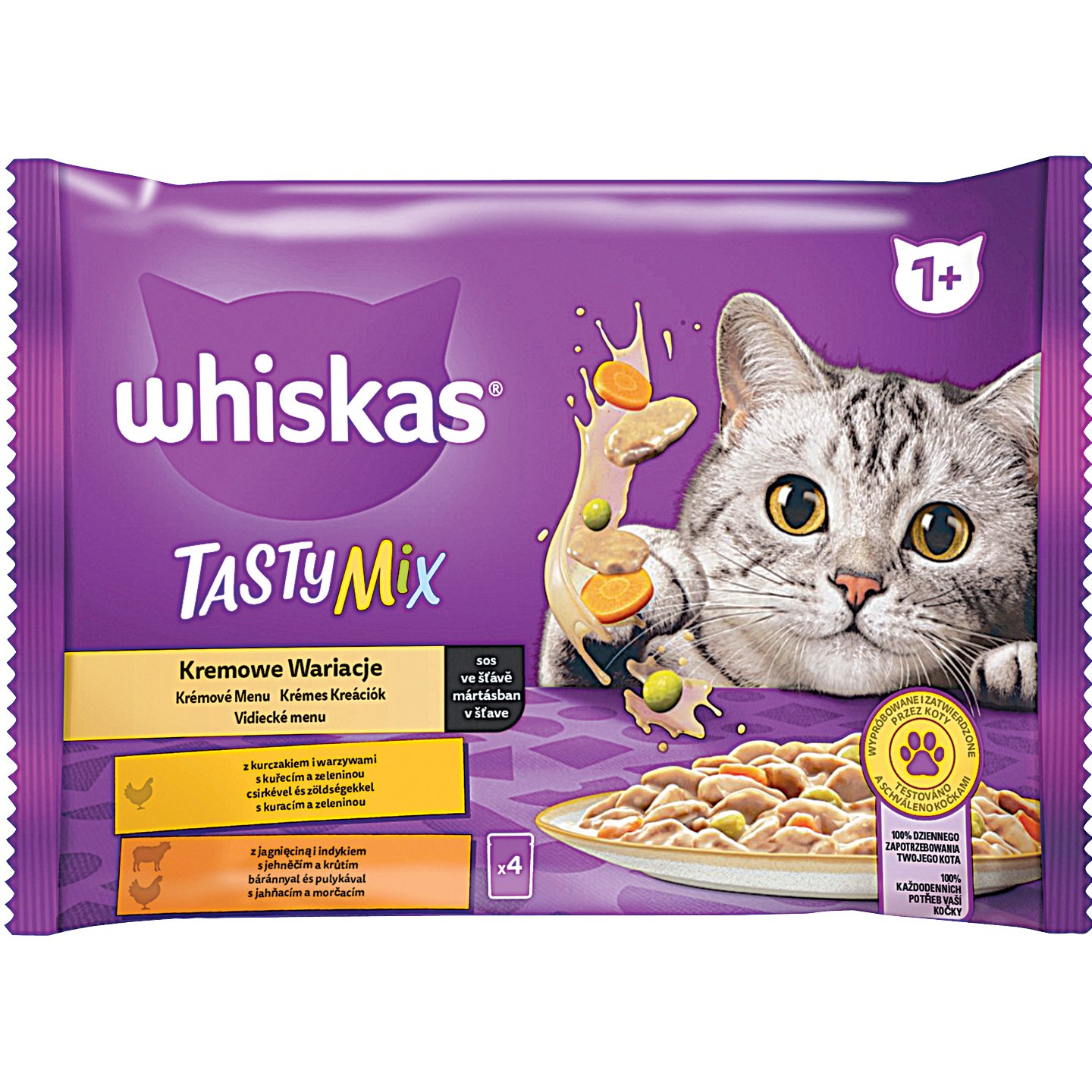Whiskas Tasty Mix Macskaeledel Multipack