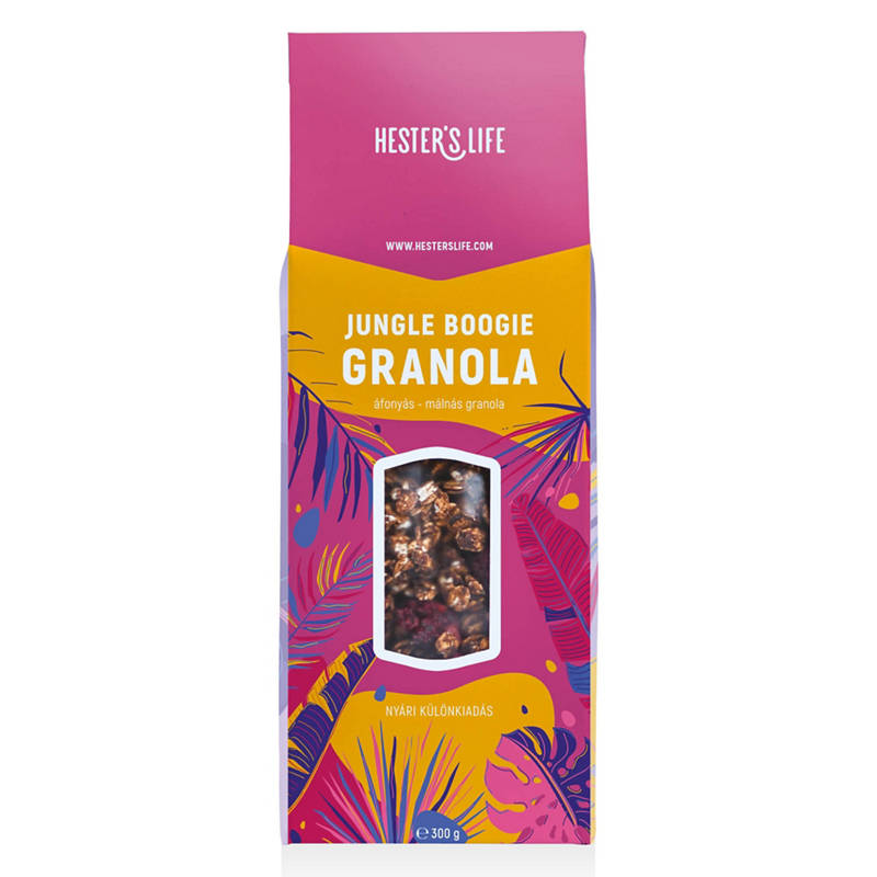 Granola, áfonyás-málnás, 300 g