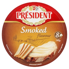 Président füst ízű kenhető zsíros ömlesztett sajtkészítmény 8 db 140 g