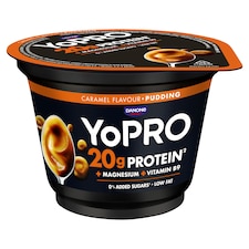 YoPro UHT karamellizált tejdesszert magnéziummal, folsavval és édesítőszerekkel 200 g