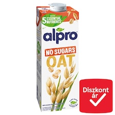 Alpro UHT cukormentes zabital hozzáadott kalciummal B2- és D2-vitaminnal 1 l