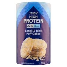 High Protein puffasztott lencse- és rizs snack 100 g