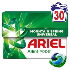 Ariel Allin1 PODS Mountain Spring Universal Mosókapszula, 30 Mosáshoz