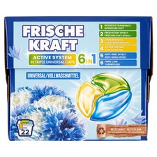 Frische Kraft 6 az 1-ben univerzális mosókapszulák 22 mosás 374 g