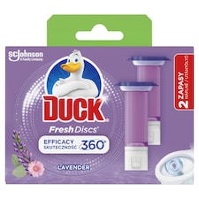 Duck Fresh Discs Levendula 2 darabos WC-öblítő korong utántöltő 2 x 36 ml (72 ml)