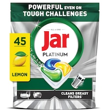 Jar Platinum Mosogatókapszula, Lemon, , 45 Mosogatókapszula