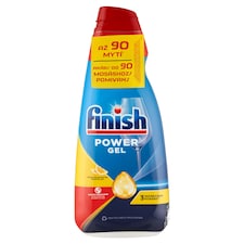 Finish Power Gel Citrom gépi mosogató gél 90 mosás 2 x 900 ml