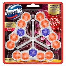 Domestos Aroma Lux Dahlia Wish WC frissítő blokk 3 x 50 g