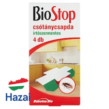 BioStop irtószermentes csótánycsapda 4 db