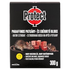 Protect paraffinos patkány- és egérirtó blokk 12 x 25 g (300 g)