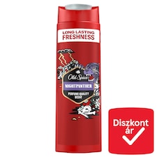 Old Spice Night Panther Férfi Sampon és Tusfürdő, Hosszan Tartó Frissesség, 400 ml