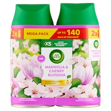 Air Wick Freshmatic Magnólia és Cseresznyevirág automata légfrissítő spray utántöltő 2 x 250 ml