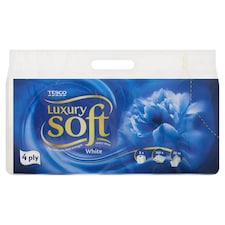 Luxury Soft White toalettpapír 4 rétegű 8 tekercs