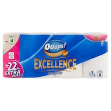 Ooops! Excellence Sensitive toalettpapír 3 rétegű 8 tekercs