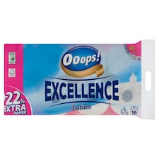 Ooops! Excellence Lotion toalettpapír 3 rétegű 16 tekercs