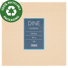 Dine szalvéta barna 1 rétegű 30 cm x 30 cm 100 db