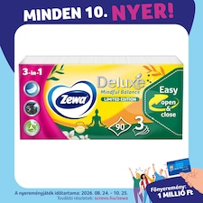 Zewa Deluxe Limited Edition illatosított papír zsebkendő 3 rétegű 90 db