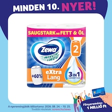 Zewa Wisch & Weg eXtra Lang háztartási papírtörlő 2 rétegű 2 tekercs