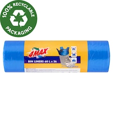4MAX szemeteszsák 60 l 26 db