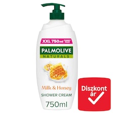 Palmolive Naturals Milk & Honey tusfürdő pumpás 750 ml