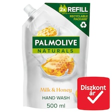 Palmolive Naturals Milk & Honey folyékony szappan utántöltő 500 ml