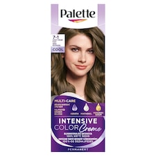 Palette Intensive Color Creme tartós hajfesték 7-1 Hűvös középbarna