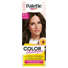 Palette Color Shampoo kímélő tartós hajszínező 5-0 Középbarna