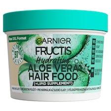 Garnier Fructis Hair Food Hidratáló Aloe Vera hajpakolás normál és száraz hajra, 400 ml