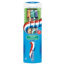 Aquafresh In-Between Clean Medium fogkefe 3 db
