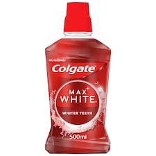 Colgate Max White Whiter Teeth szájvíz fogfehérítő hatással 500 ml