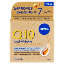 NIVEA Q10 Collagen Expert nappali és éjszakai tápláló arcvaj 50 ml