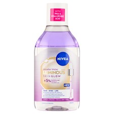 NIVEA Luminous630 Skin Glow micellás víz 400 ml