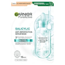 Garnier Pure Active Salicylic bőrhibák ellen szérumos textilmaszk 23 g