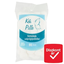 Kék Pille vattalabda 80 db