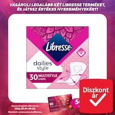 Libresse Dailies Style Multistyle tisztasági betét 30 db