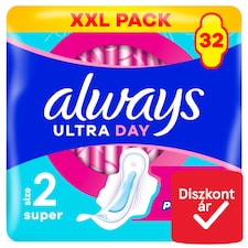 Always Ultra Day Super Egészségügyi Betét (2-es Méret) Szárnyas Betét x 32]