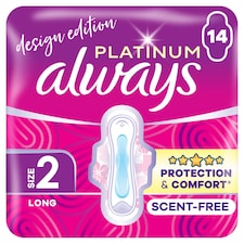 Always Platinum Szárnyas Betét, Méret: Super (2-es méret), 14 db