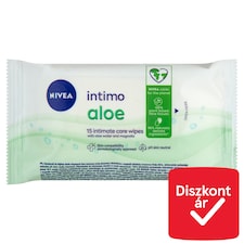 NIVEA Intimo Aloe intim törlőkendő 15 db