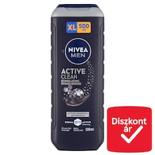 NIVEA MEN Active Clean tusfürdő testre, arcra, hajra 500 ml