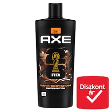AXE FIFA Dark Temptation 3 in 1 tusfürdő testre, arcra, hajra 700 ml