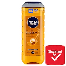NIVEA MEN Active Energy tusfürdő testre, arcra, hajra 500 ml