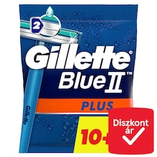Gillette BlueII Plus Eldobható Férfi Borotva, 14 db