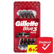Gillette Blue3 Plus Comfort, Eldobható Borotva Férfiaknak, 8 Darabos Kiszerelés