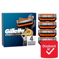 Gillette ProGlide Power Férfi Borotvabetétek, 4 Borotvabetétek, Precíziós Nyíró
