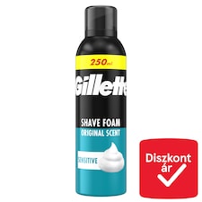Gillette Classic Sensitive Borotvahab, Érzékeny Bőrre, 250 ml